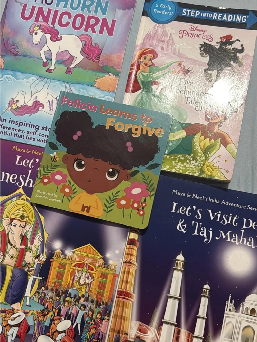 Lot of 11 Children’s Books - India Adventure, Disney Princess, How to Catch Seri
